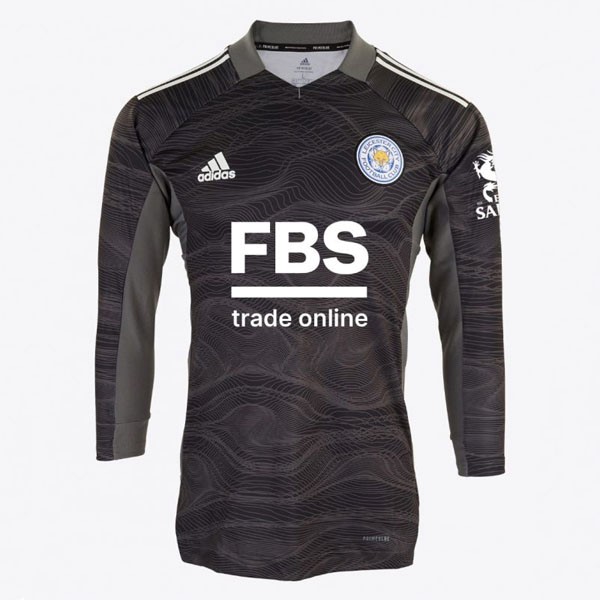 Tailandia Camiseta Leicester City Portero ML 2021-2022 Negro